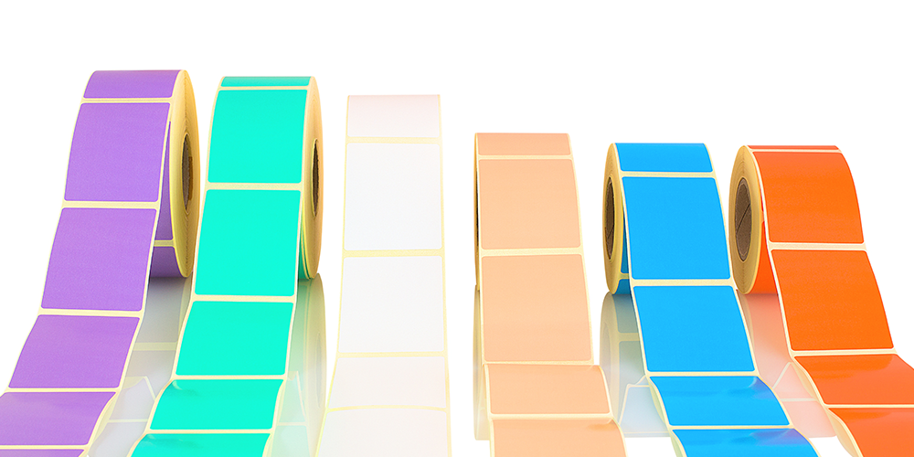 Color Thermal Labels from Label Blanks