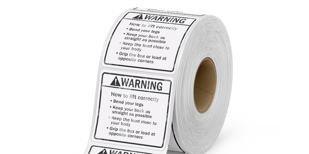 Faded Direct Thermal Labels