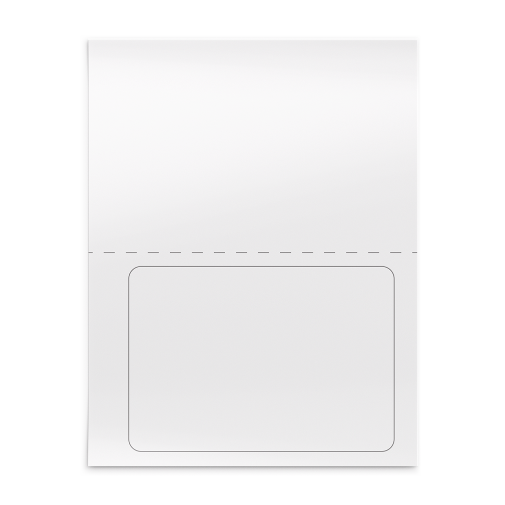 6.8125" x 4.75" Integrated Labels