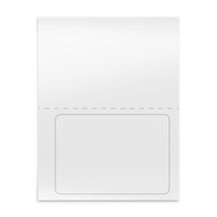 6.8125" x 4.75" Integrated Labels