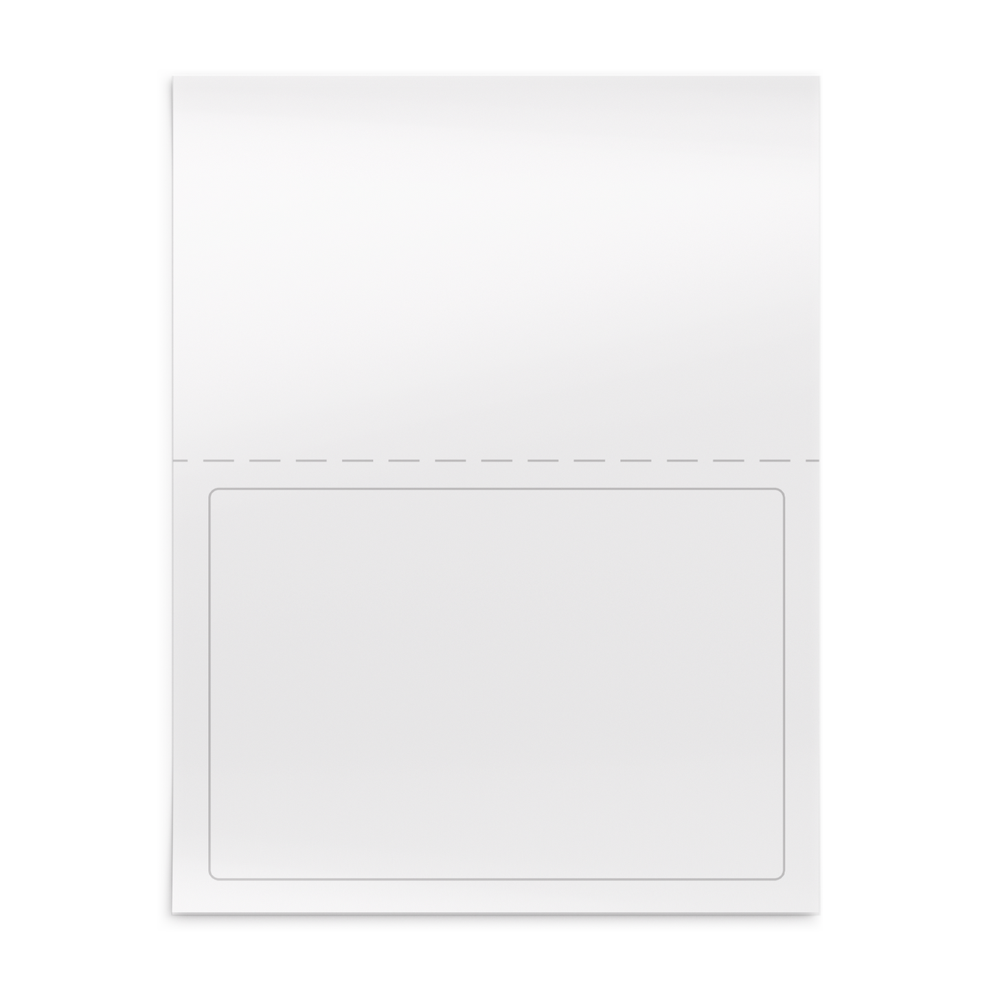 7.5" x 5.125" Integrated Labels