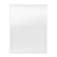 7.5" x 5.125" Integrated Labels