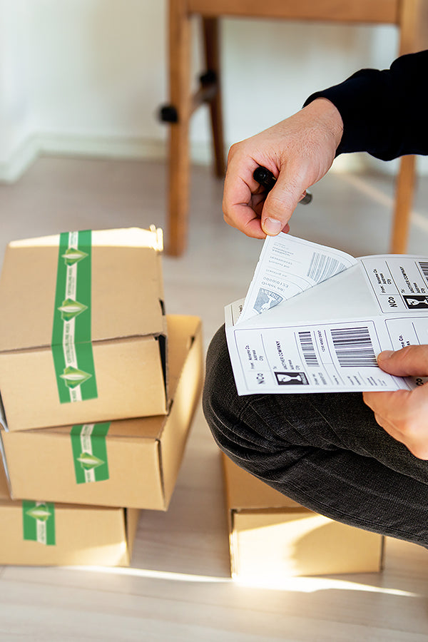 Blank Labels for Shipping Packages