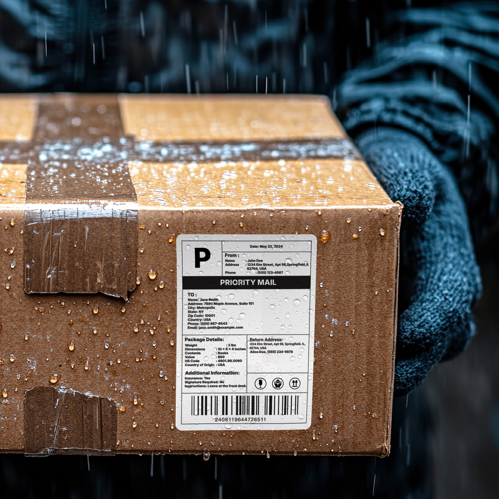Waterproof Thermal Labels