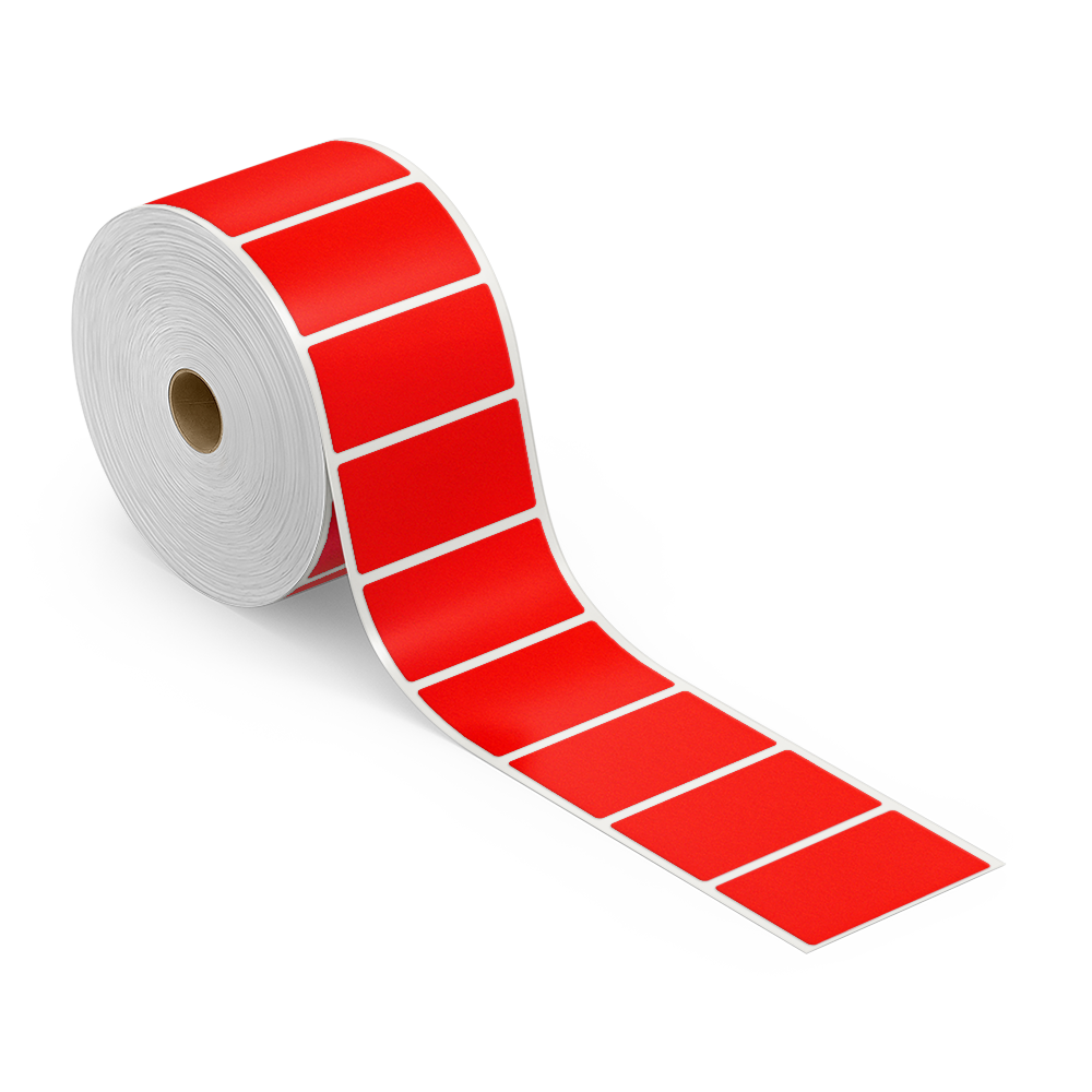 2.25" x 1.25" Direct Thermal Labels - 1" Core