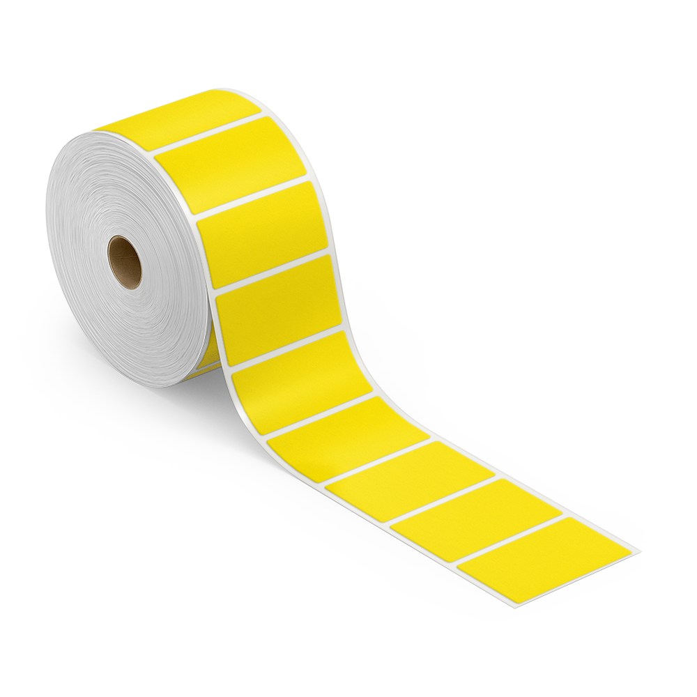 2.25" x 1.25" Direct Thermal Labels - 1" Core